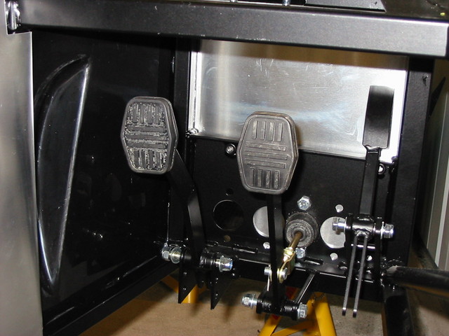 floor mounted pedals